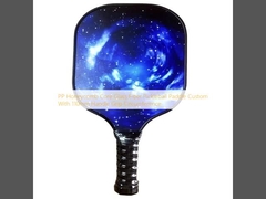PP Honeycomb Core Glass Fiber Pickleball Paddle Custom With 110mm Handle Grip Circumference