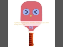 High Rebound Fiberglass Pickleball Paddles Custom With Honeycomb Core